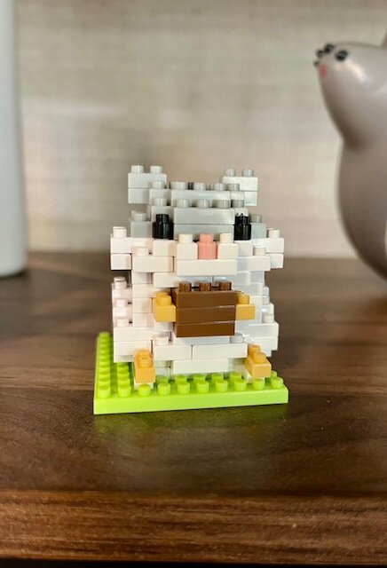 ママのブロックデビュー